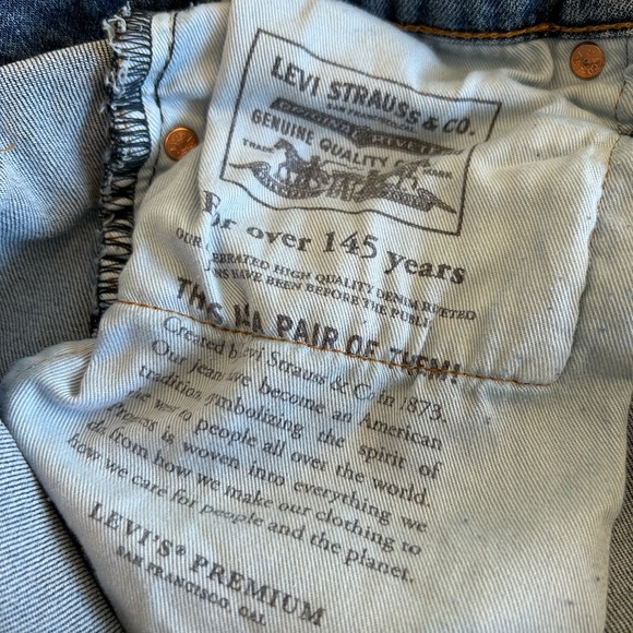 Levi's Men Jeans Slim Straight Blue - Picture 13 of 15